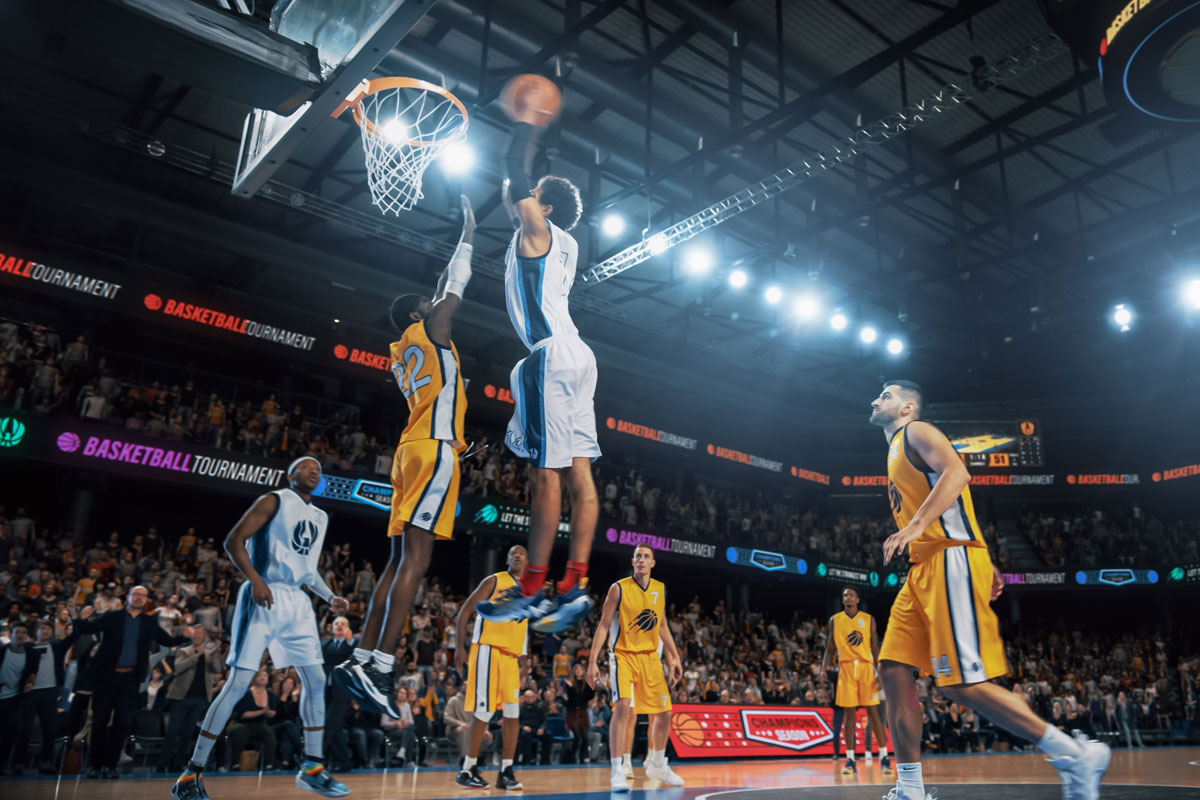 Basketball-equipment-for-gym-school-sort-facility-fitness-club
